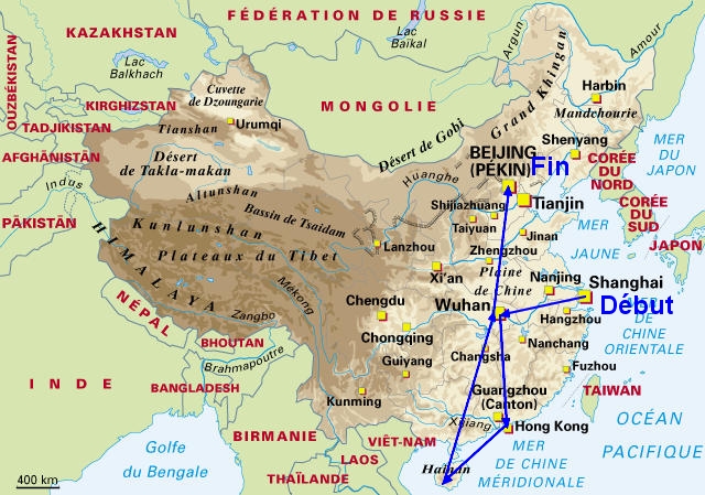 Itinraire Chine