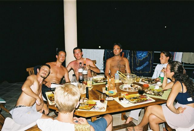 photo repas terrasse